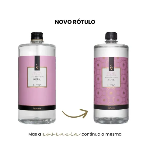 Refil Água Perfumada Peônia Garden Via Aroma - 1l Produto Refil Água Perfumada Peônia Garden Via Aroma - 1l
