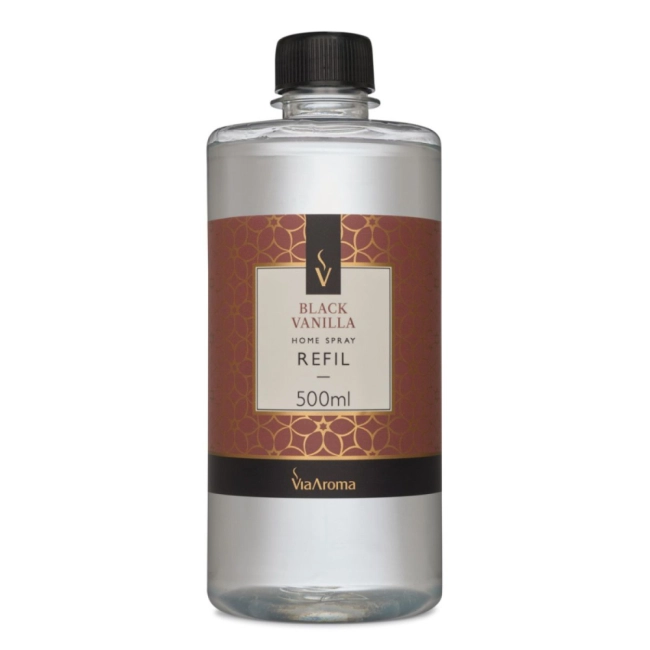 Refil para Home Spray Black Vanilla Via Aroma - 500ml