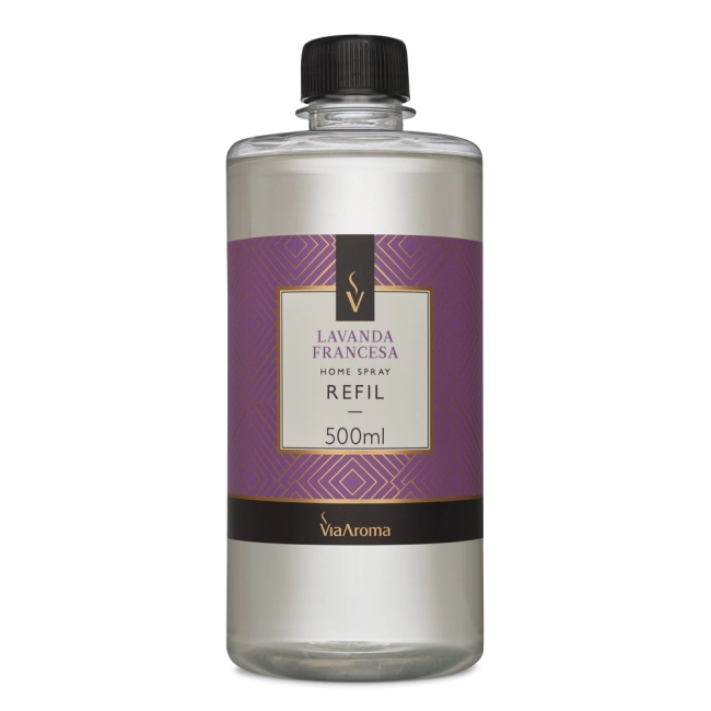 Refil para Home Spray Lavanda Francesa Via Aroma - 500ml Refil para Home Spray Lavanda Francesa Via Aroma - 500ml
