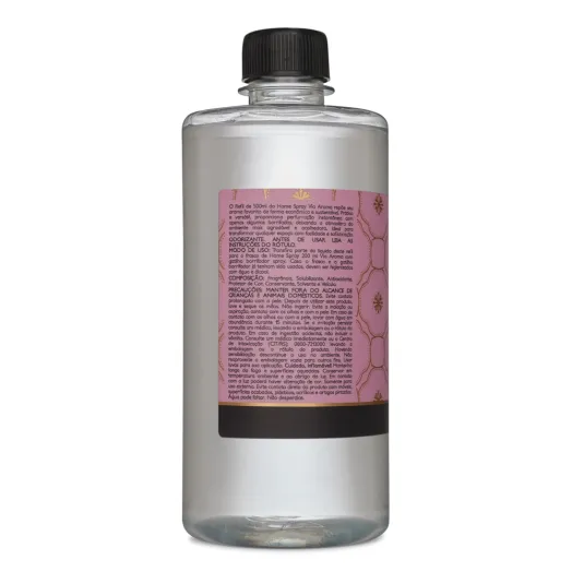 Refil Home Spray Peônia Garden Via Aroma - 500ml Produto Refil Home Spray Peônia Garden Via Aroma - 500ml