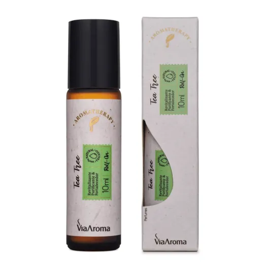 Roll-On Óleo Essencial Tea Tree Via Aroma - 10ml Produto Roll-On Óleo Essencial Tea Tree Via Aroma - 10ml