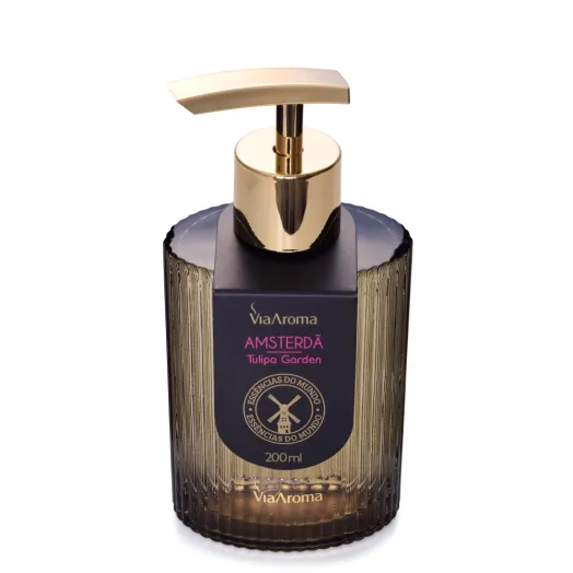 Sabonete Líquido Amsterdã Tulipa Garden Linha Mundo Via Aroma - 200ml Produto Sabonete Líquido Amsterdã Tulipa Garden Linha Mundo Via Aroma - 200ml