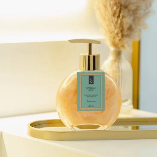 Sabonete Líquido Desodorante Bamboo Via Aroma - 200ml Produto Sabonete Líquido Desodorante Bamboo Via Aroma - 200ml