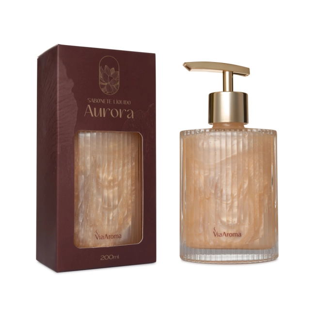 Sabonete LÃ­quido Desodorante Aurora Via Aroma - 200ml