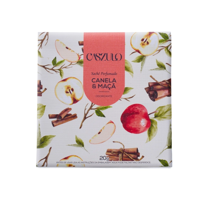 Sachê Perfumado Canela e Maçã Caszulo - 20g