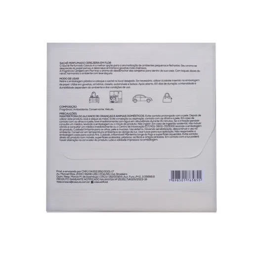 Sachê Perfumado Cerejeira em Flor Caszulo - 20g Produto Sachê Perfumado Cerejeira em Flor Caszulo - 20g