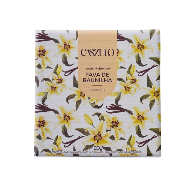 Sachê Perfumado Fava de Baunilha Caszulo - 20g