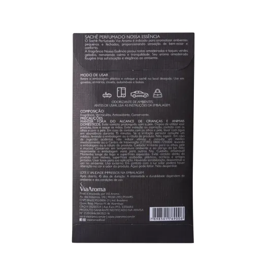 Sachê Perfumado Nossa Essência Via Aroma - 10g Produto Sachê Perfumado Nossa Essência Via Aroma - 10g