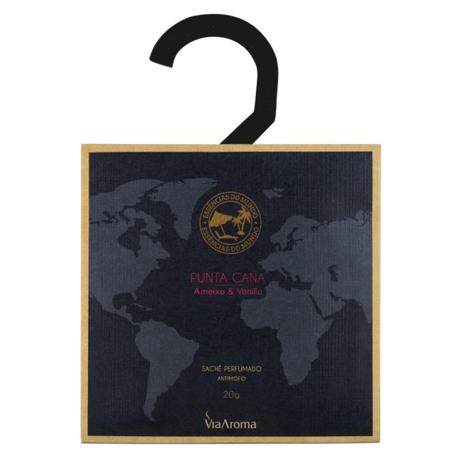 Sachê Perfumado Punta Cana Linha Mundo Via Aroma - 20g