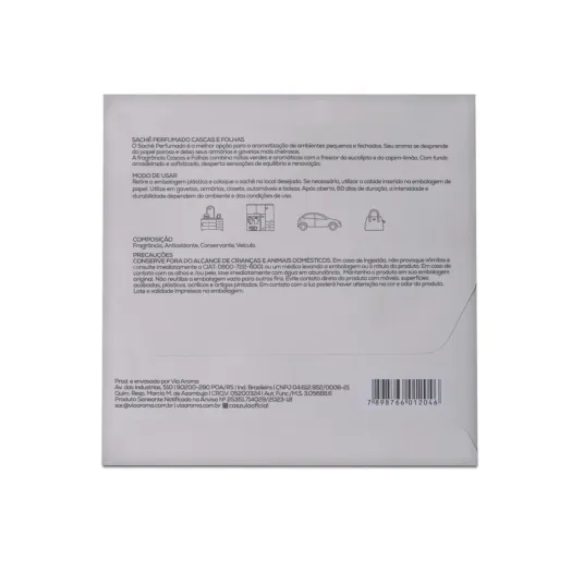 Sachê Perfumado Cascas e Folhas Caszulo - 20g Produto Sachê Perfumado Cascas e Folhas Caszulo - 20g