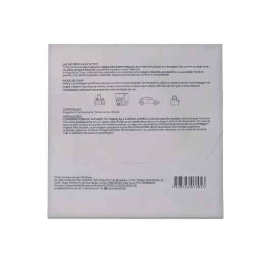 Sachê Perfumado Coco Caszulo - 20g Produto Sachê Perfumado Coco Caszulo - 20g