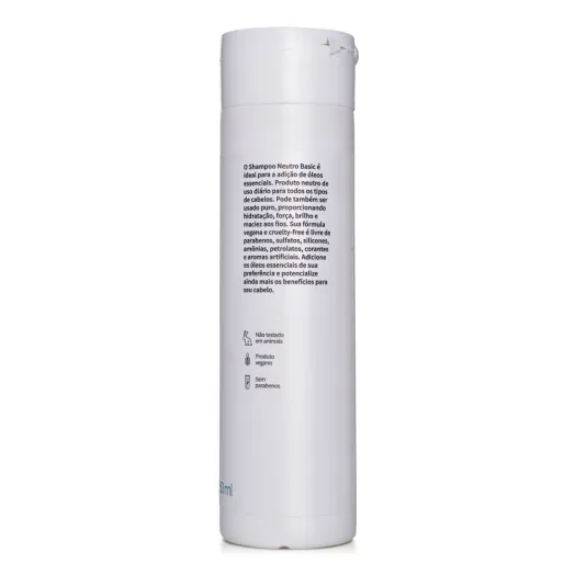 Shampoo Neutro Linha Basic Via Aroma - 250ml Produto Shampoo Neutro Linha Basic Via Aroma - 250ml