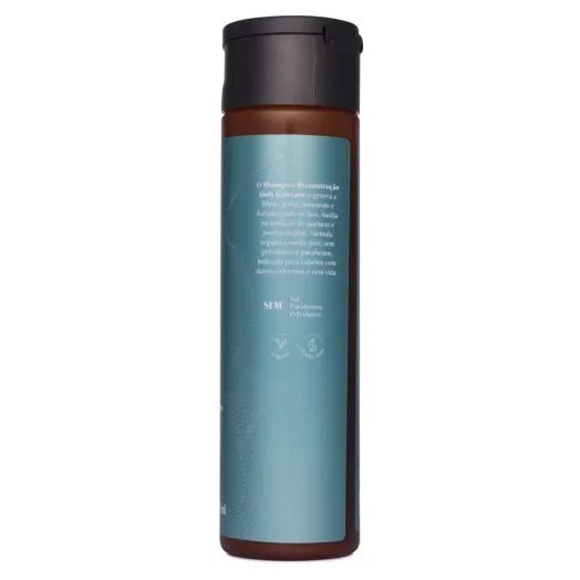 Shampoo Reconstrução Only Haircare Via Aroma - 250ml Produto Shampoo Reconstrução Only Haircare Via Aroma - 250ml