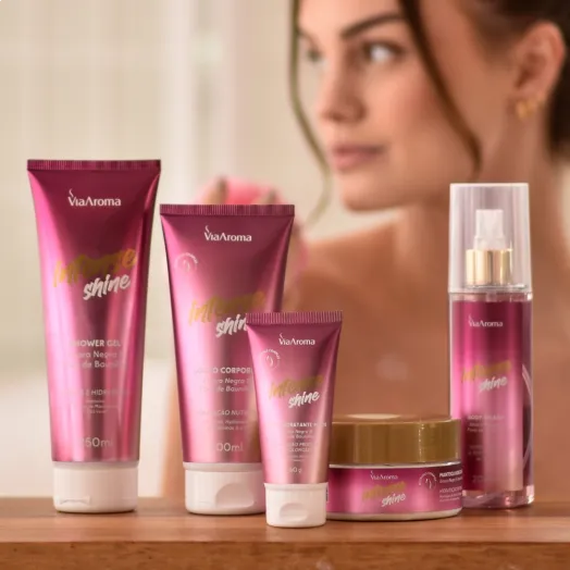 Shower Gel Desodorante Intense Shine Via Aroma - 250ml Produto Shower Gel Desodorante Intense Shine Via Aroma - 250ml