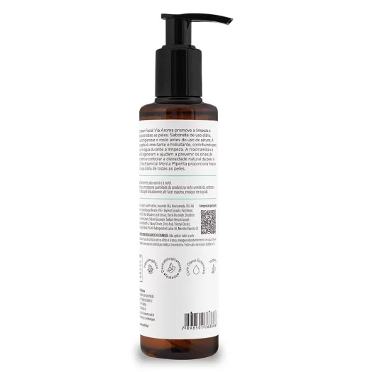 Gel De Limpeza Facial V.Skin Via Aroma - 200 ml Produto Gel De Limpeza Facial V.Skin Via Aroma - 200 ml