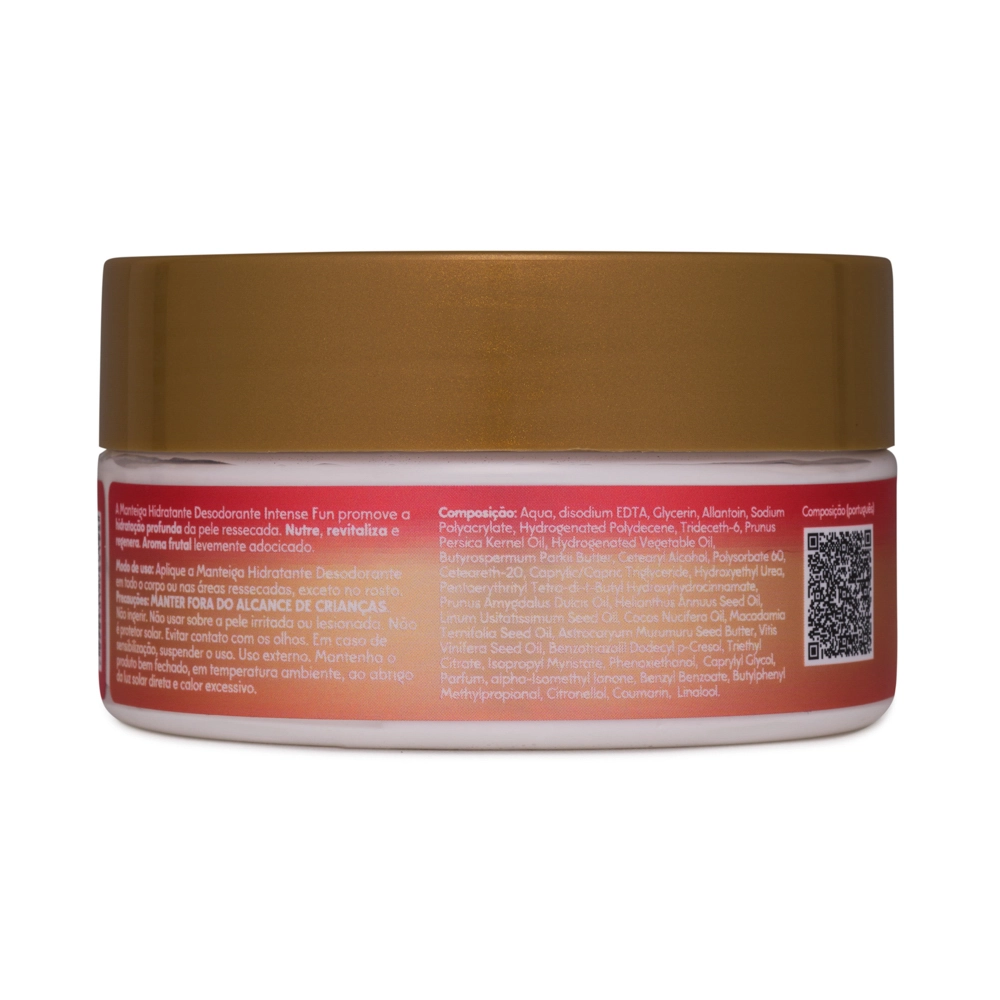 Manteiga Hidratante Desodorante Intense Fun Via Aroma - 200g Traseira