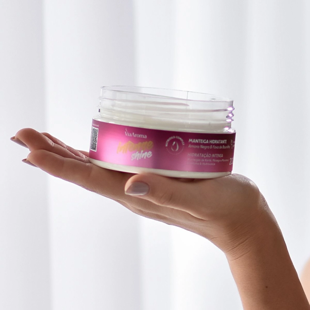 Manteiga Hidratante Desodorante Intense Shine Via Aroma 