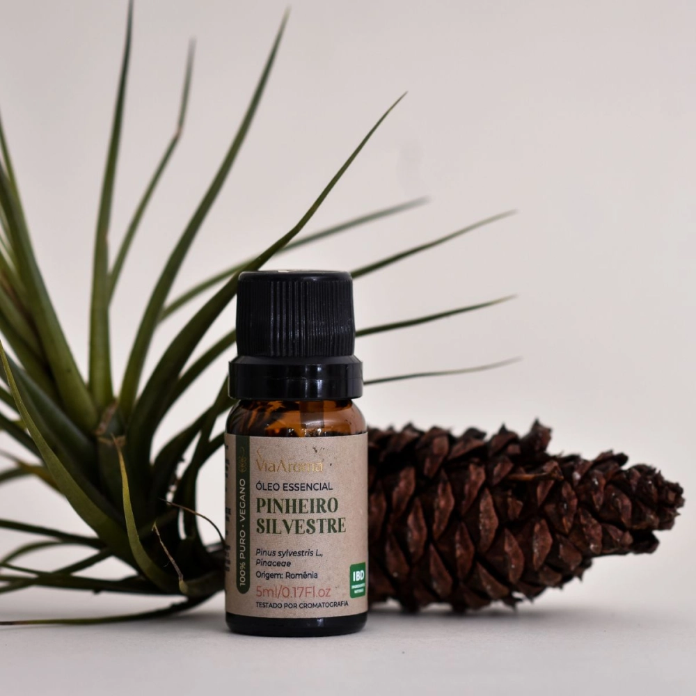 Ãleo Essencial Pinheiro Silvestre Via Aroma - 5 ml Produzida Ãleo Essencial Pinheiro Silvestre Via Aroma - 5 ml Produzida
