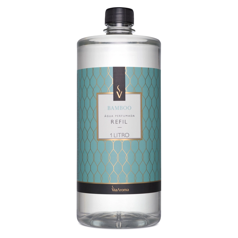 Refil Água Perfumada Bamboo Via Aroma - 1l frente