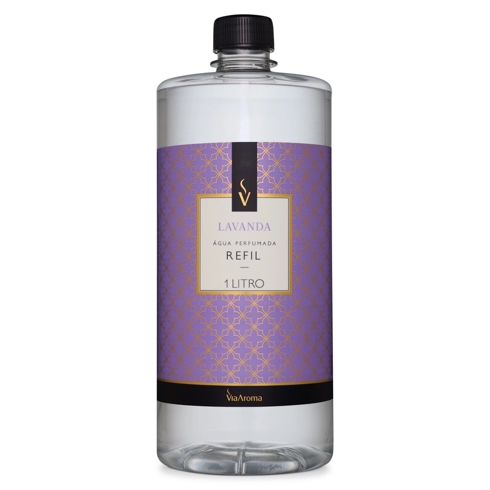 Refil Água Perfumada Lavanda Via Aroma - 1l Frente
