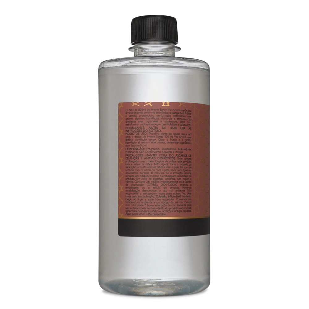 Refil para Home Spray Black Vanilla Via Aroma - 500ml Refil para Home Spray Black Vanilla Via Aroma - 500ml