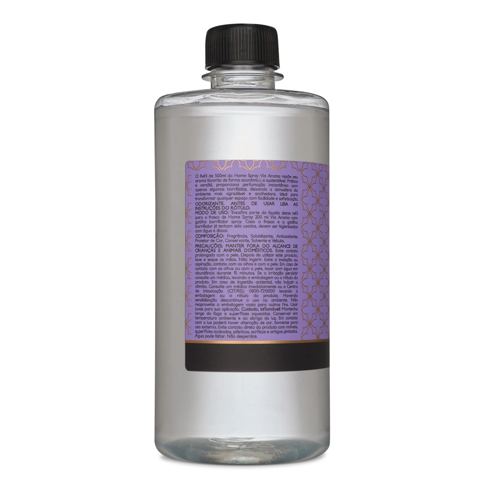Refil para Home Spray Lavanda Via Aroma - 500ml Traseira Refil para Home Spray Lavanda Via Aroma - 500ml Traseira