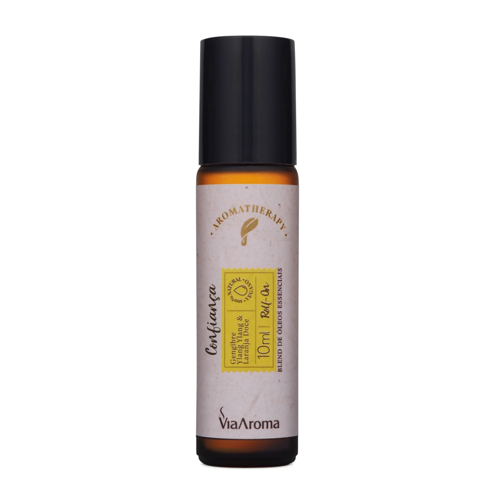 Roll-On Blend Óleos Essenciais Confiança Via Aroma - 10ml Com tampa