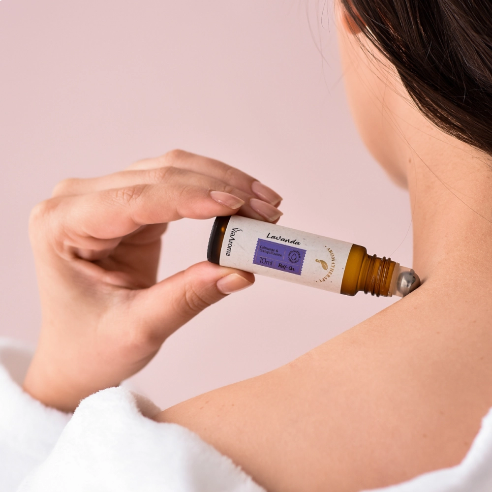 Roll-On Oleo Essencial Lavanda Via Aroma - 10ml