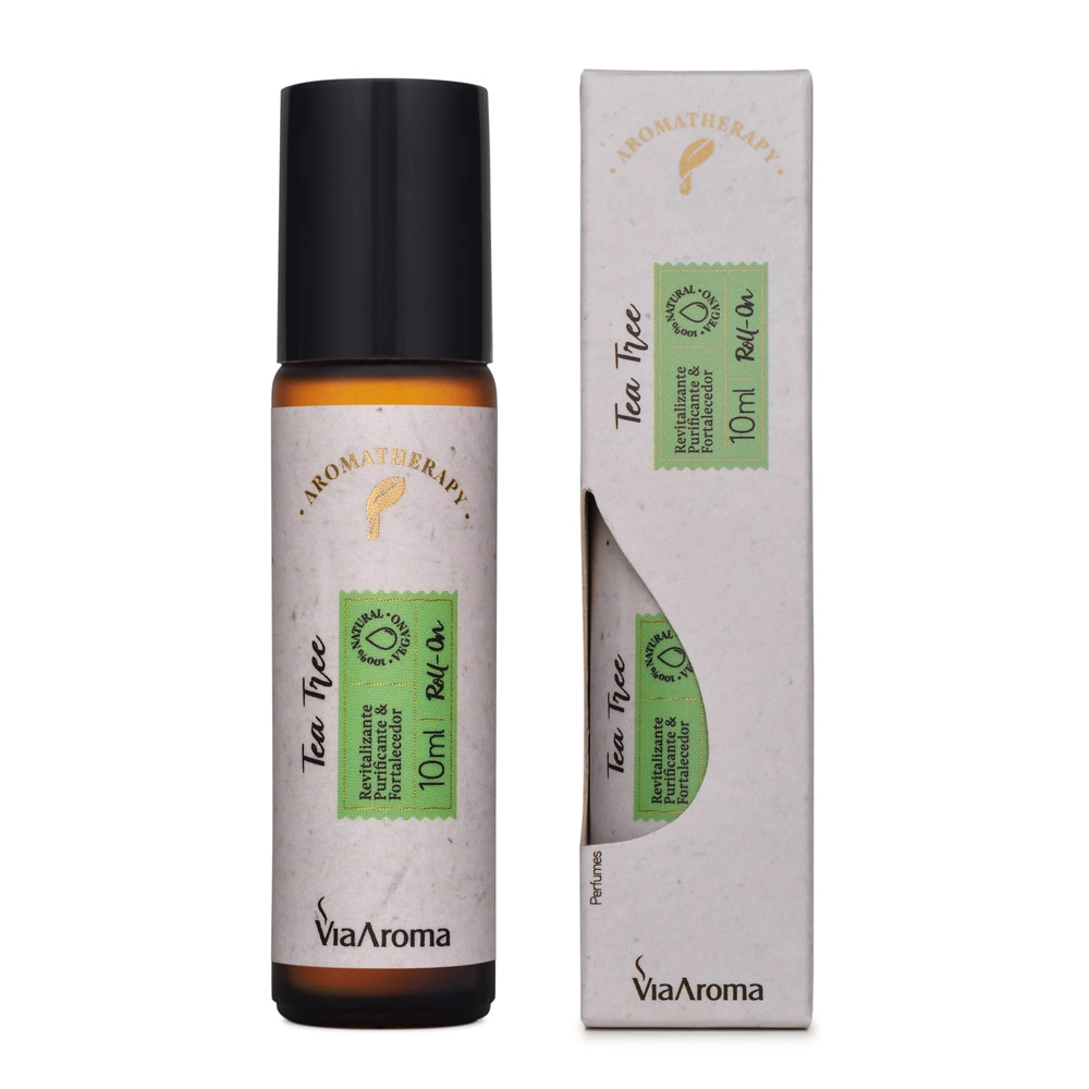 Roll-On Oleo Essencial Tea Tree Via Aroma - 10ml