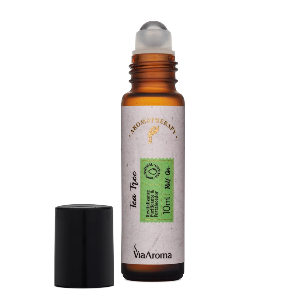 Roll-On Oleo Essencial Tea Tree Via Aroma - 10ml