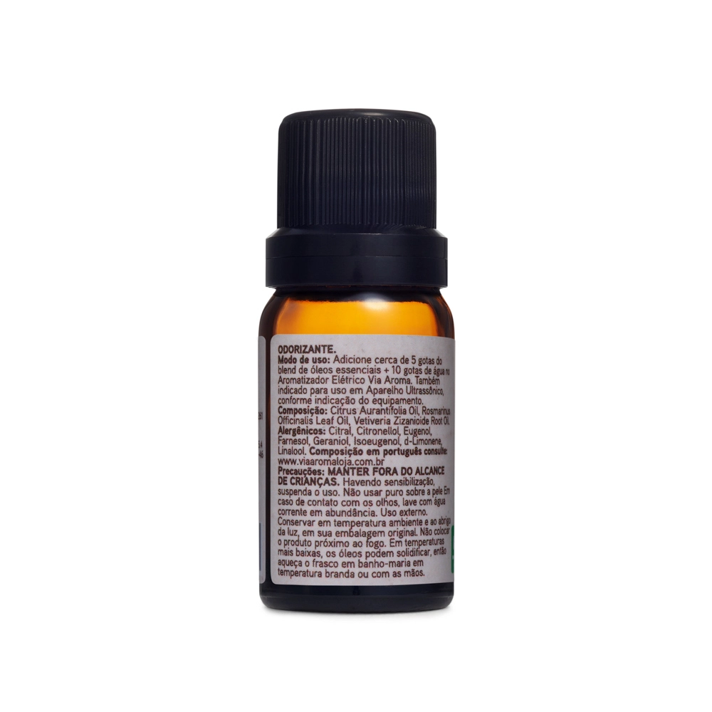 Blend de Óleos Essenciais Foco e Concentração Via Aroma - 10ml