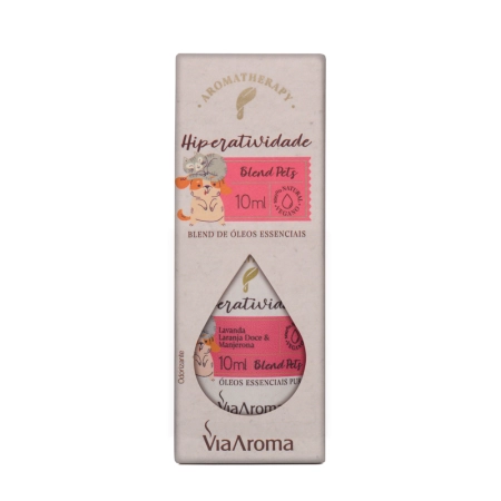 Blend de Óleos Essenciais Pets Hiperatividade Via Aroma - 10ml