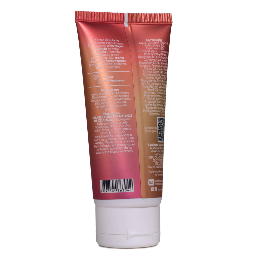 Creme Hidratante Desodorante Mãos Intense Fun Via Aroma - 60g