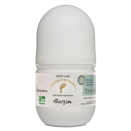 Desodorante Roll-On Alecrim Aromatherapy Via Aroma – 70 ml