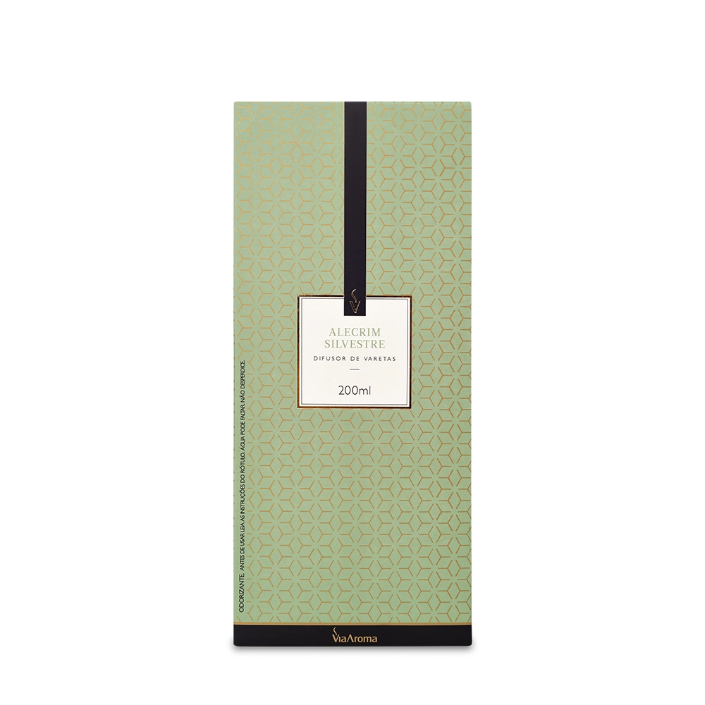 Difusor de Varetas Alecrim Silvestre Via Aroma - 200ml