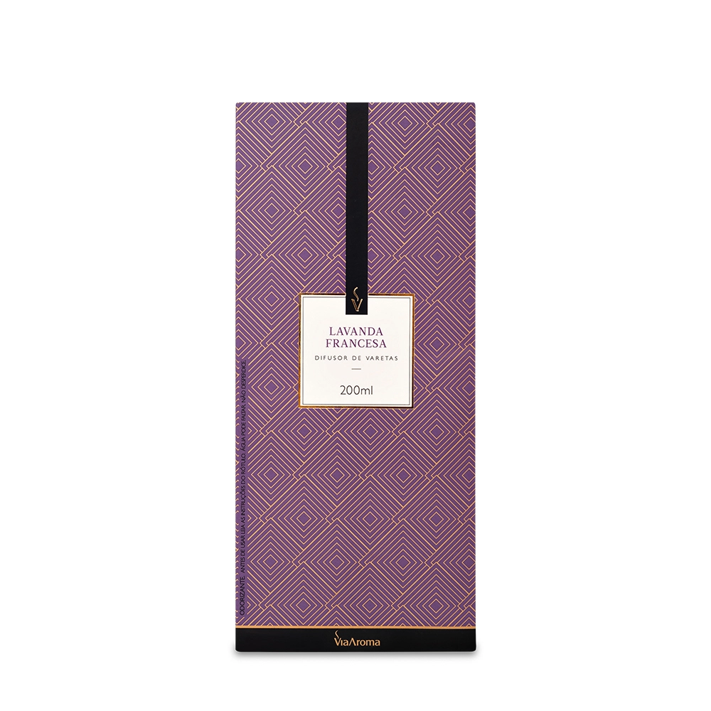 Difusor de Varetas Lavanda Francesa Via Aroma - 200ml