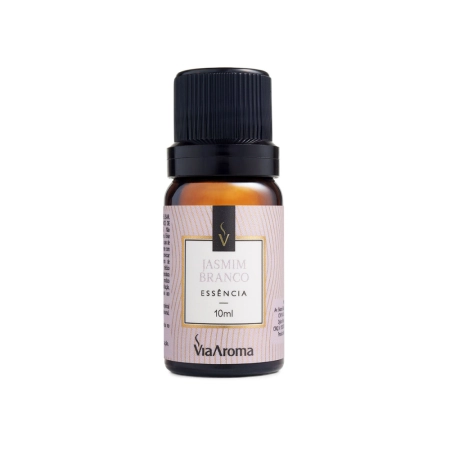 Essência Jasmim Branco Via Aroma - 10ml