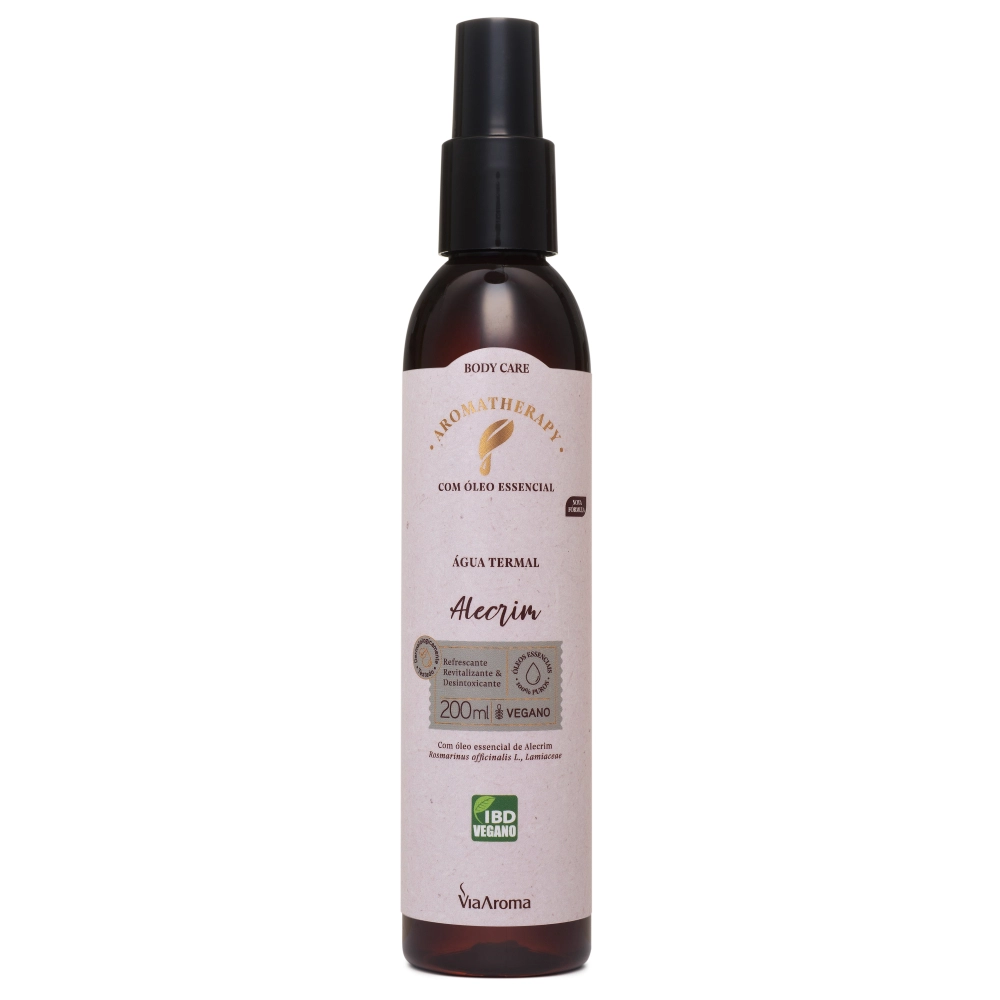 Ãgua Termal com Ã“leo Essencial de Alecrim Via Aroma - 200ml