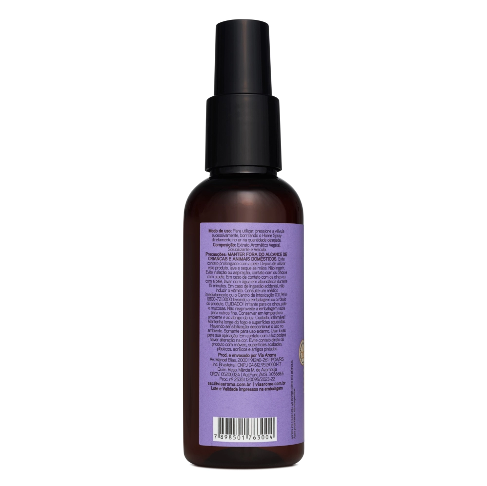 Home Spray Lavanda Aromatherapy Via Aroma - 120ml