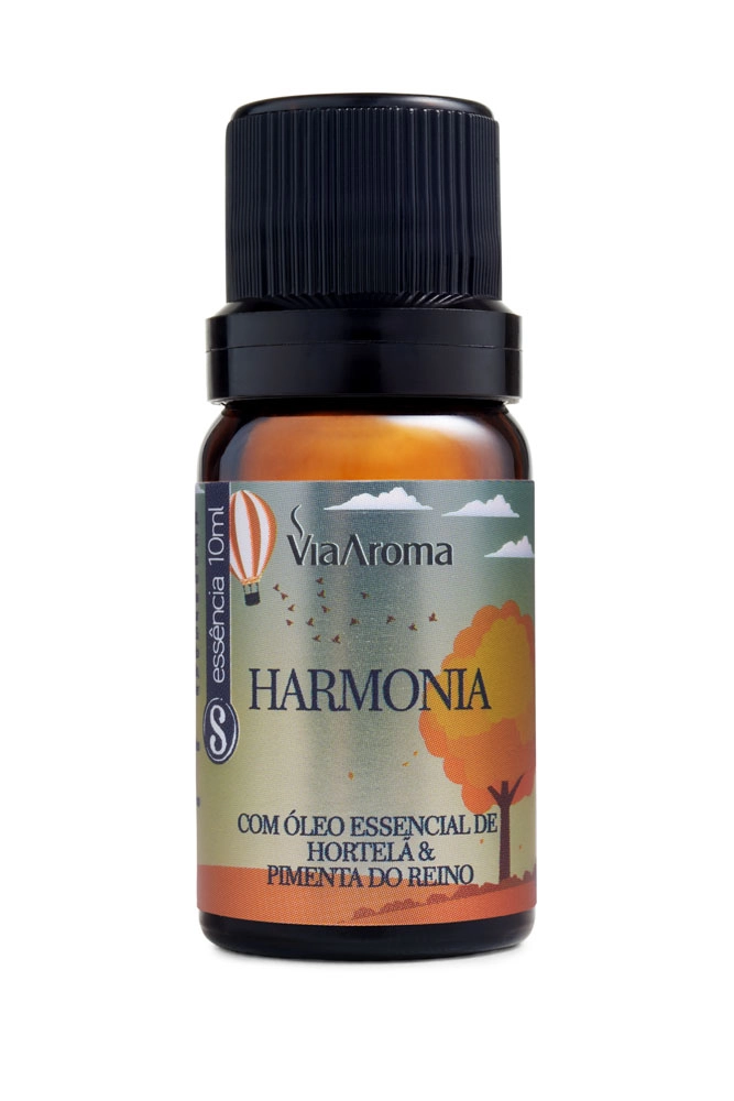Kit Aromatizador Standard Black mais Essência Via Aroma - Harmonia