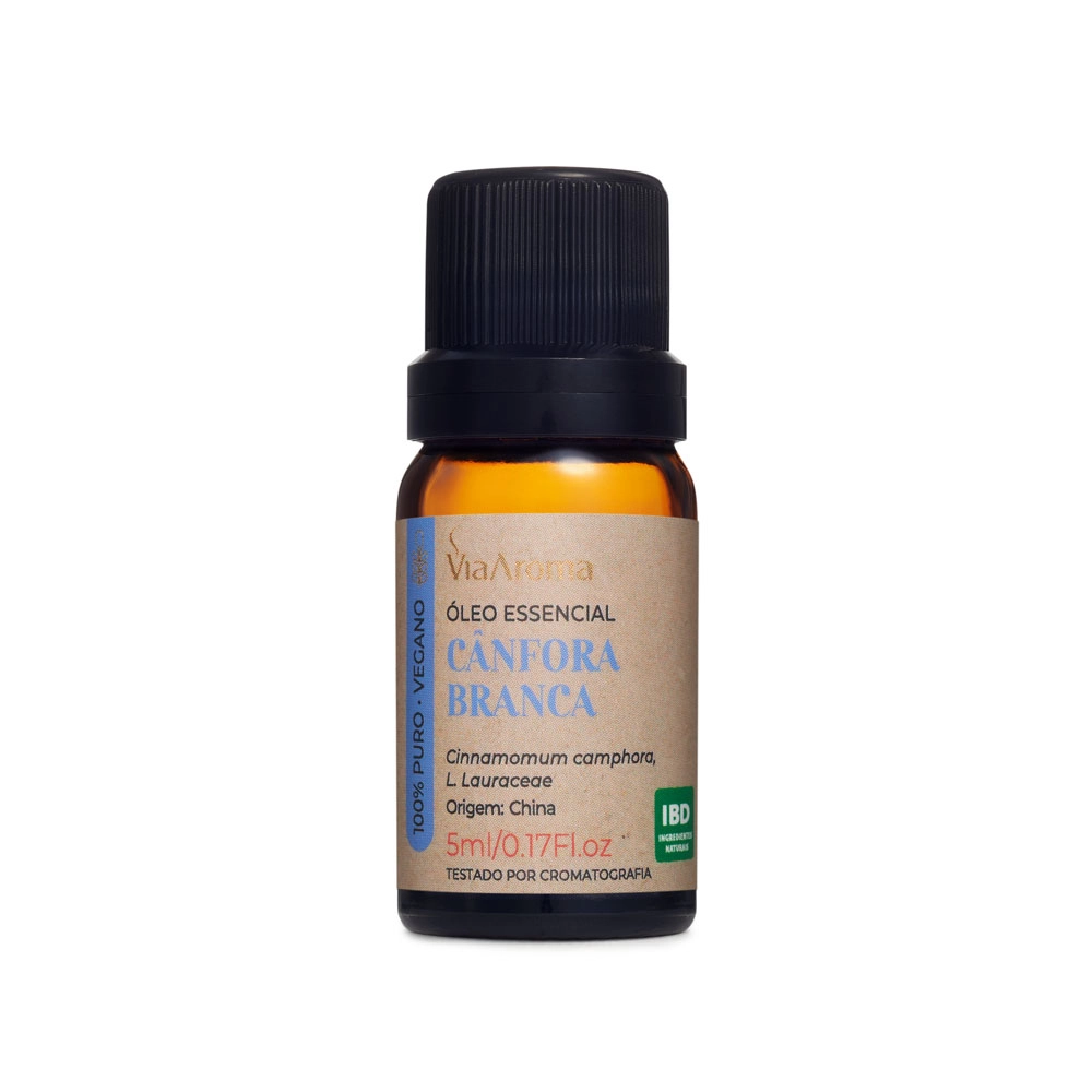 Ãleo Essencial Cânfora Branca Via Aroma - 5 ml