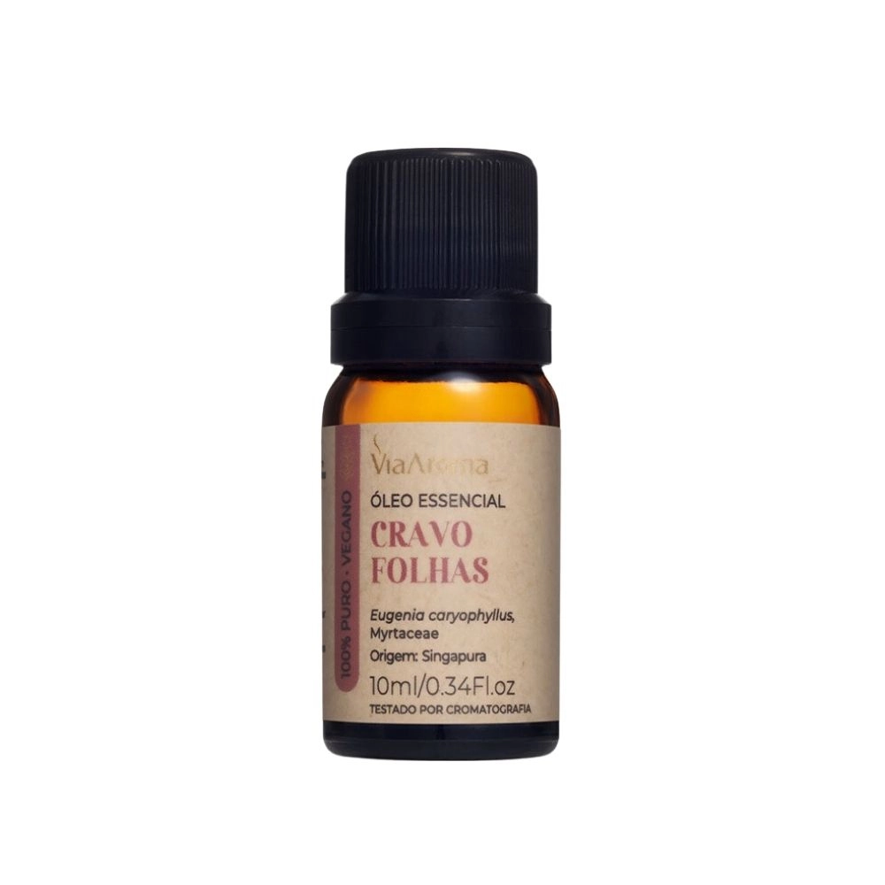 Óleo Essencial Cravo Folhas Via Aroma - 10ml