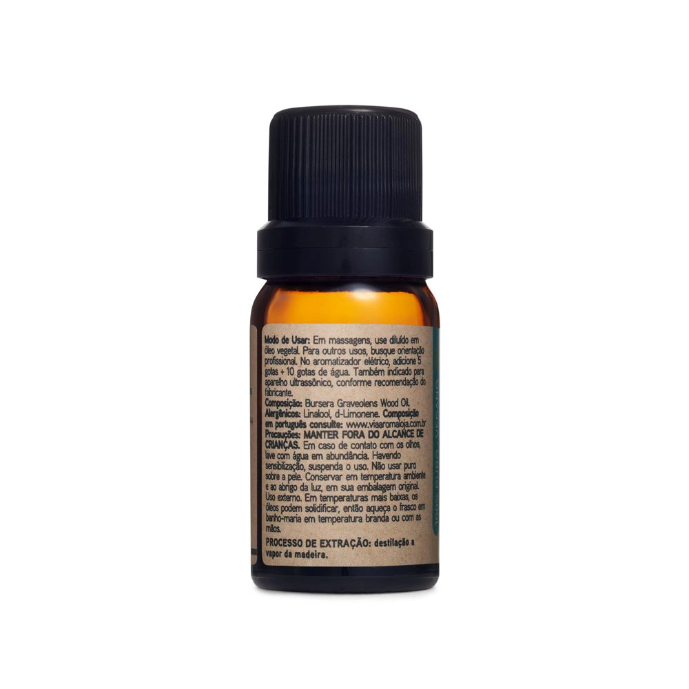Óleo Essencial Palo Santo Via Aroma - 5ml