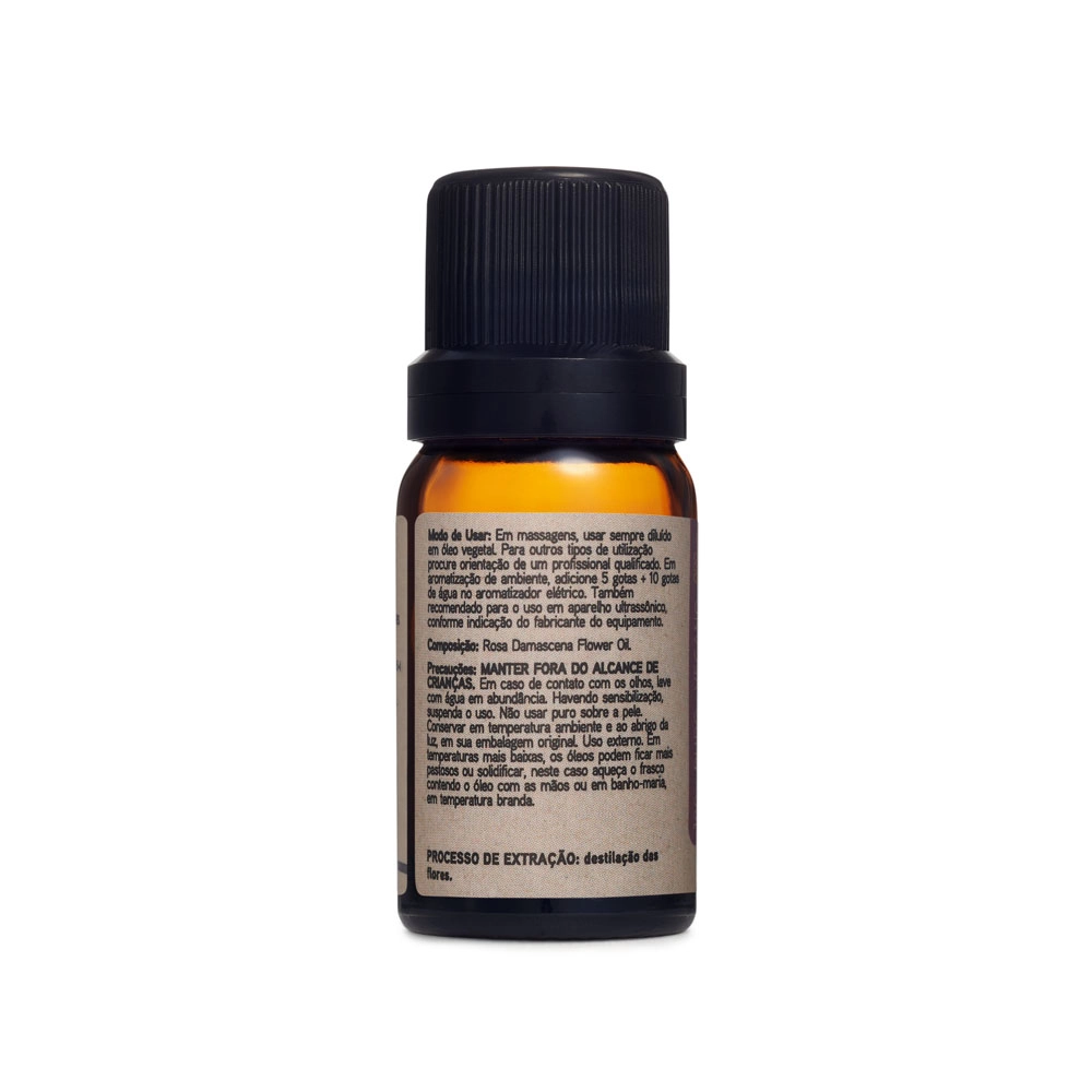 Ãleo Essencial Rosa Damascena 100% PURO Via Aroma - 3ml