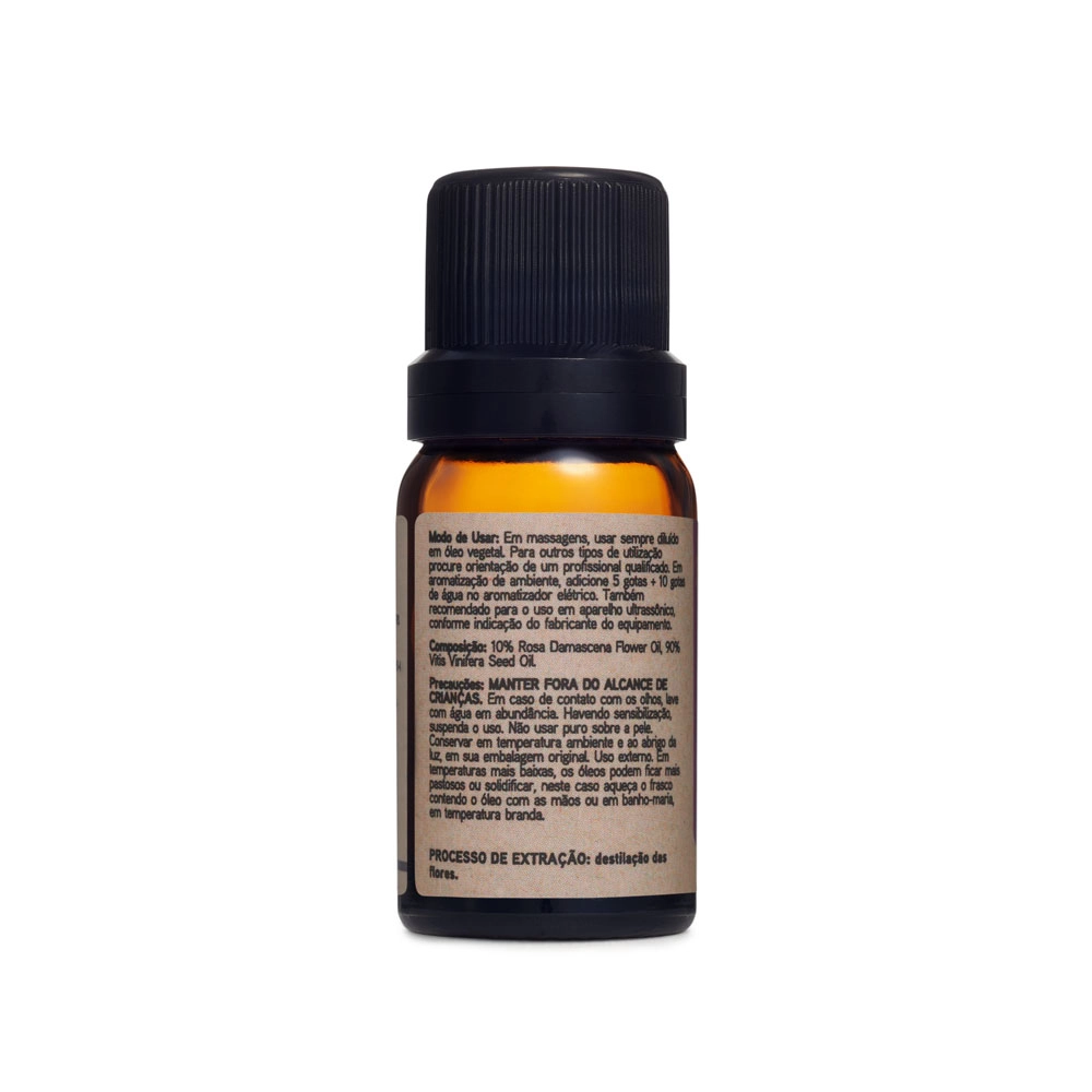 Ãleo Essencial Rosa Damascena DILUÃDO 10% Via Aroma - 10ml