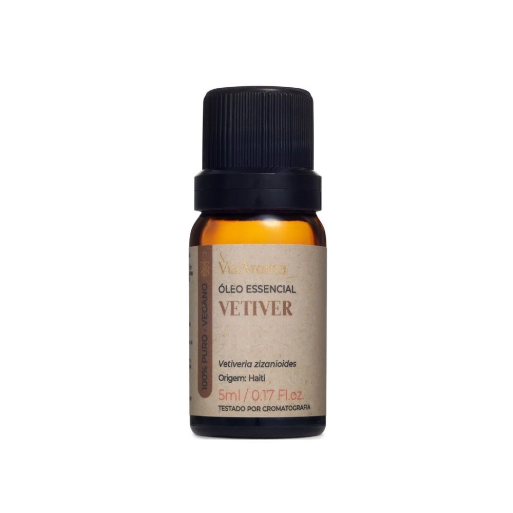 Óleo Essencial Vetiver Via Aroma - 5ml