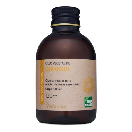 Ãleo Vegetal de Girassol Via Aroma - 120 ml