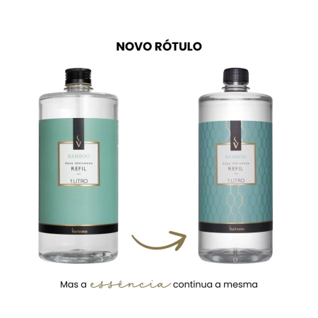 Refil Água Perfumada Bamboo Via Aroma - 1l
