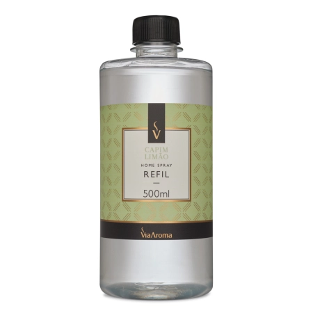 Refil para Home Spray Capim Limão Via Aroma - 500ml