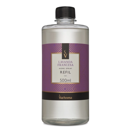 Refil para Home Spray Lavanda Francesa Via Aroma - 500ml